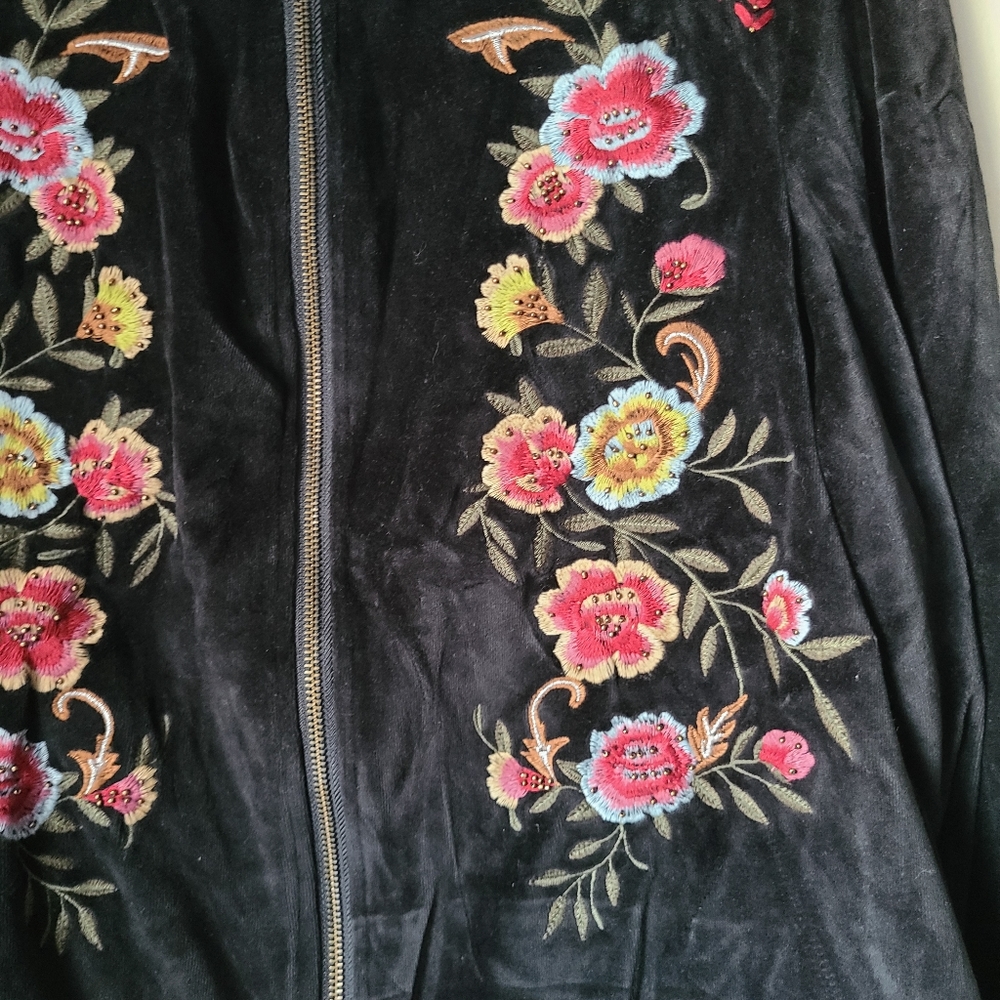 Torrid Black Embroidered Jacket - Picture 10 of 12